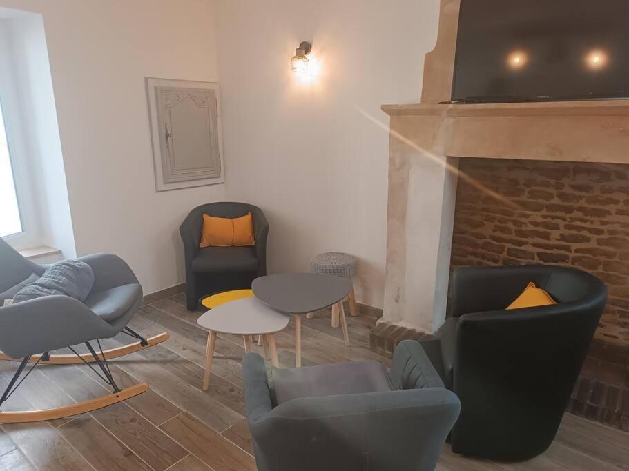 Villa Les Deux Pieds Sous La Couette Saint-Aubin-Sur-Mer  Exterior foto